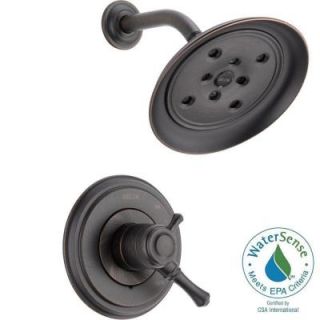 Delta Cassidy 1 Handle Shower Only Faucet Trim Kit in Venetian Bronze (Valve Not Included) T17297 RB