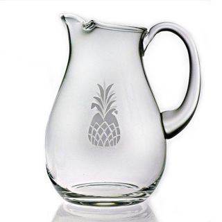 Pineapple Handcut Classic 64 ounce Round Pitcher