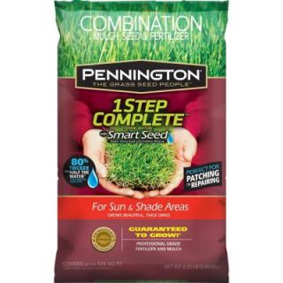 Pennington 6.25 lb. 1 Step Complete Seeding Mix for Sun and Shade with Smart Seed, Mulch, Fertilizer 100086822