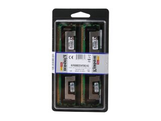 Kingston 4GB (2 x 2GB) ECC Fully Buffered DDR2 800 (PC2 6400) Dual Channel Kit Server Memory Model KVR800D2D4F5K2/4G
