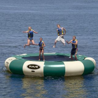 20 ft. RAVE Sports Northwoods Aqua Jump Eclipse Water Trampoline Package