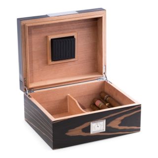Bey Berk Strado Ebony Wood Cigar Humidor   Shopping