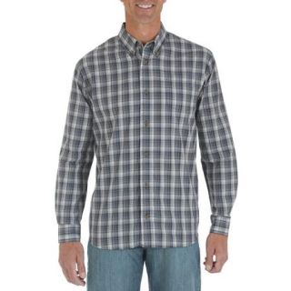 Wrangler Mens' Long Sleeve Wrinkle Resist Shirt