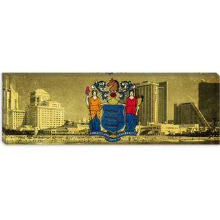 iCanvasArt Flags Washington, D.C Whitehouse Panoramic Graphic Art on