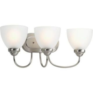 Progress Lighting Heart Collection 3 Light Brushed Nickel Bath Light P2919 09