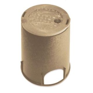 NDS 6 in. Standard Round Valve Box and Cover in Sand 107BC SAND