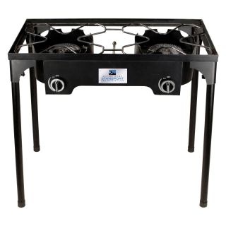 Stansport 2 Burner Cast Iron Stove with Stand   Stoves