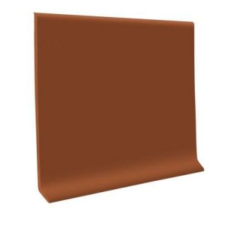 Pinnacle Rubber Nutmeg 4 in. x 48 in. x 1/8 in. Wall Cove Base (30 Pieces) 40CR4P623