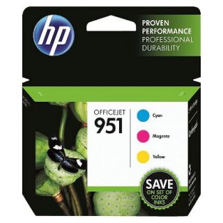 HP Officejet 951 Color Ink Cartridge Combo Pack 3 pk. (CR314FN#140