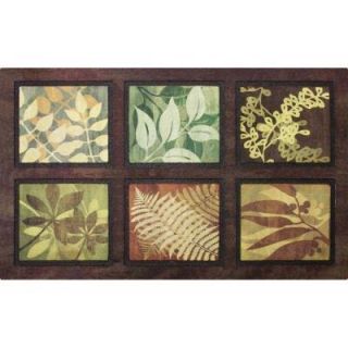Apache Mills Leaves 22 in. x 36 in. Recycled Rubber Door Mat 60 762 1029 02200036