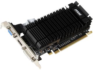 MSI GeForce GT 610 DirectX 11 N610 2GD3H/LP 2GB 64 Bit DDR3 PCI Express 2.0 x16 HDCP Ready Low Profile Video Card