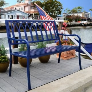 Lakeside Steel Park Bench by Innova Hearth and Home