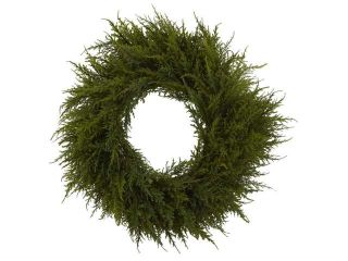 Nearly Natural 24" Cedar Wreath   4952
