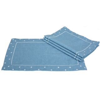Polka Dot Placemat and Napkin Set by Xia Home Fashions