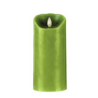 MYSTIQUE FLAMELESS CANDLE GREEN SMOOTH