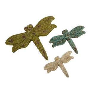 Filament Design Lenor 18 in. Decorative Dragonflies Sculpture in Multicolor (Set of 3) CLI FLW85013 3