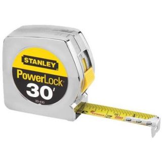 Stanley 1"x30' Chrome Tape Rule 33 430