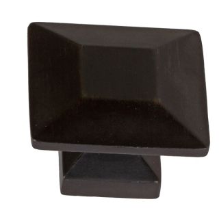 GlideRite 1.375 inch Oil rubbed Bronze Square Cabinet Knobs (Pack of