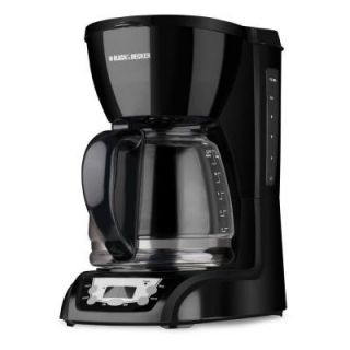 BLACK+DECKER 12 Cup Programmable Coffeemaker, Black DISCONTINUED DLX1050B