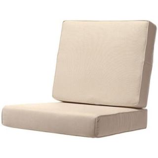 Home Decorators Collection Sunbrella Flax Outdoor Lounge Chair Cushion 2286810470