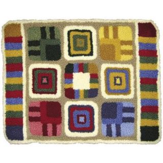 Patchwork Rug Punch Needle Kit 27"X20"