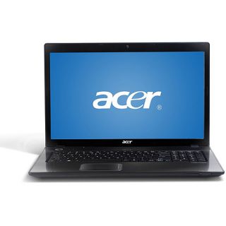 Acer Black 17.3" AS7741Z 4433 Laptop PC with Intel Pentium Dual Core P6200 Processor and Windows 7 Home Premium, Refurbished