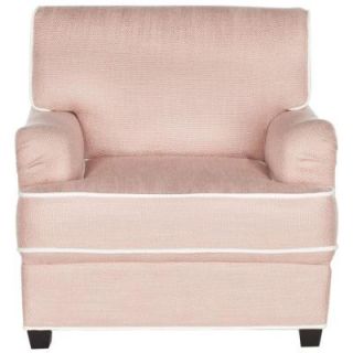 Safavieh Moppett Kids Birchwood Club Chair Cushion in Pink and White KID1000B