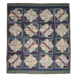 Wild Goose Log Cabin Luxury Quilt by Patch Magic