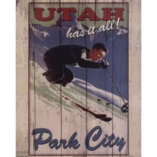 Ski Park City Poster Print by Kate Ward Thacker (16 x 20)