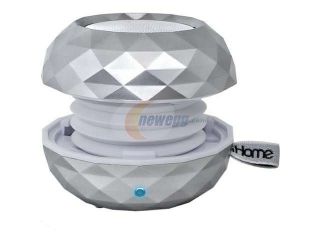 iHome iBT66 Speaker System   3 W RMS   Wireless Speaker(s)   White