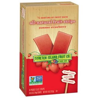 Stretch Island Fruit All Natural Summer Strawberry Fruit Strips, 8 count