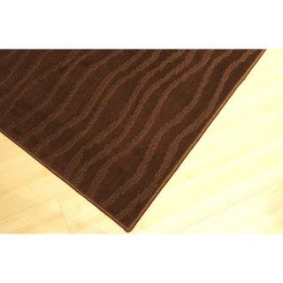 Waves 3 Piece Rug Set, Brown