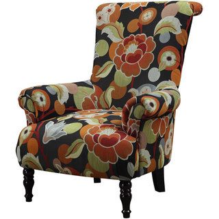 Emerald Black Multi Colored Accent Chair  ™ Shopping