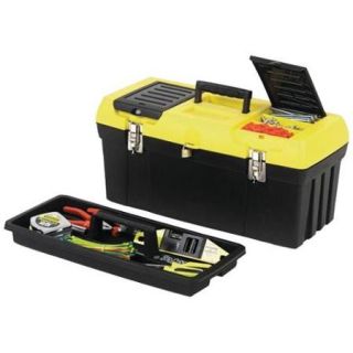 Stanley Series 2000 Toolbox with Tray, 2 Lid Compartments