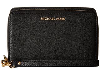 MICHAEL Michael Kors Adele Large Flat Multifunction Phone Case Black