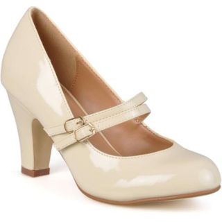 Brinley Co Womens Mary Jane Patent Leather Pumps