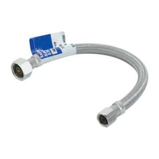 Eastman 3/8 in. x 1 ft. Stainless Steel Faucet Connector 48003