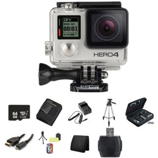 GoPro HERO4 Silver Edition Camera 64GB Bundle   Shopping