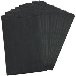 Large Paper Bags 5"X7.5" 12/Pkg Black