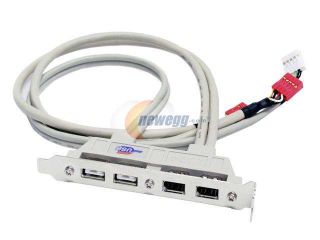 BIOSTAR Model CABLE FIREWIRE 2 port Firewire (IEEE 1394), 2 port USB Cable for Motherboard