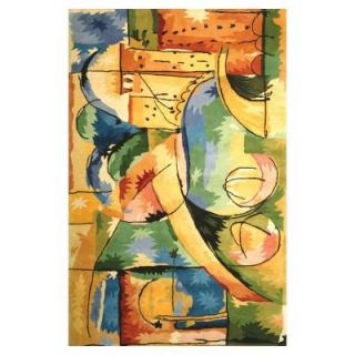 Kas Rugs Abstract City Multi 2 ft. 6 in. x 4 ft. 6 in. Area Rug SIG901426X46