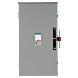Siemens Double Throw 200 Amp 240 Volt 2 Pole Outdoor Non Fusible Safety Switch DTNF224R
