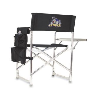 Picnic Time 1 Indoor/Outdoor Aluminum Metallic James Madison Dukes Standard Folding Chair