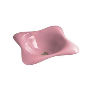 KOHLER Dolce Vita Self Rimming Bathroom Sink in Vapour Pink K 2815 KF