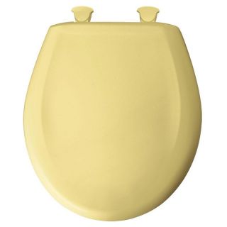 Bemis B200SLOWT211 Round Closed Front Slow Close Lift Off Toilet Seat in Yellow   Toilet Seats