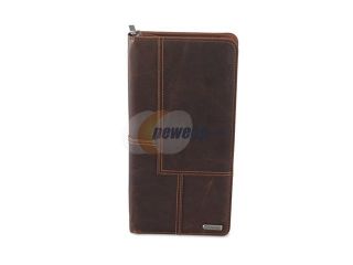 Rolodex 22336 Explorer Leather Business Card Book, 96 Card Capacity, 5 x 10 1/8, Brown