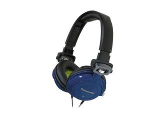 Panasonic RP DJS400 A 3.5mm Connector Supra aural DJ Street Style Headphone   Blue