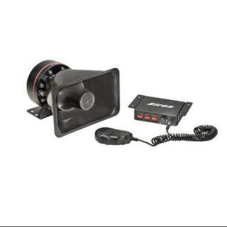 Wolo 4000 Alert 12 Volt/50 Watt Electronic Siren and PA System Multi Colored