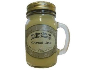 13 oz COCONUT LIME Scented Jar Candle (Our Own Candle Company Brand) Made in USA   100 hr burn time (1)