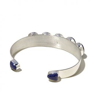 Jay King Blue Spots Stone Sterling Silver Cuff Bracelet   7808254